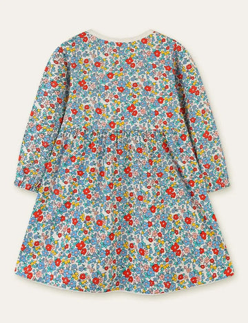 Floral Printed Long Sleeve Dress - Mini Taylor